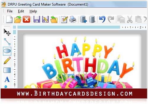 Screenshot of Print a Birthday Card