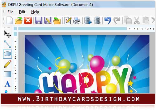 Screenshot of Birthday Card Design 7.3.0.1