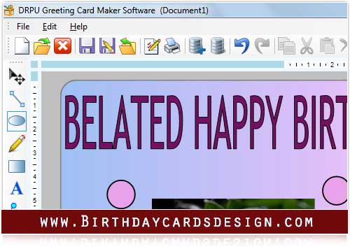 Screenshot of Greeting Card Printers