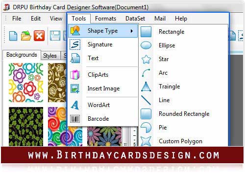 Birthday Cards Design screenshot