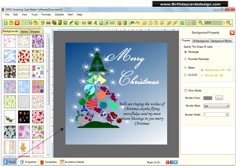Designed greeting card Designed greeting card