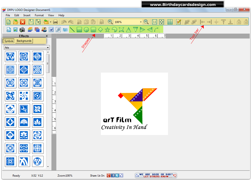 Text logo design software