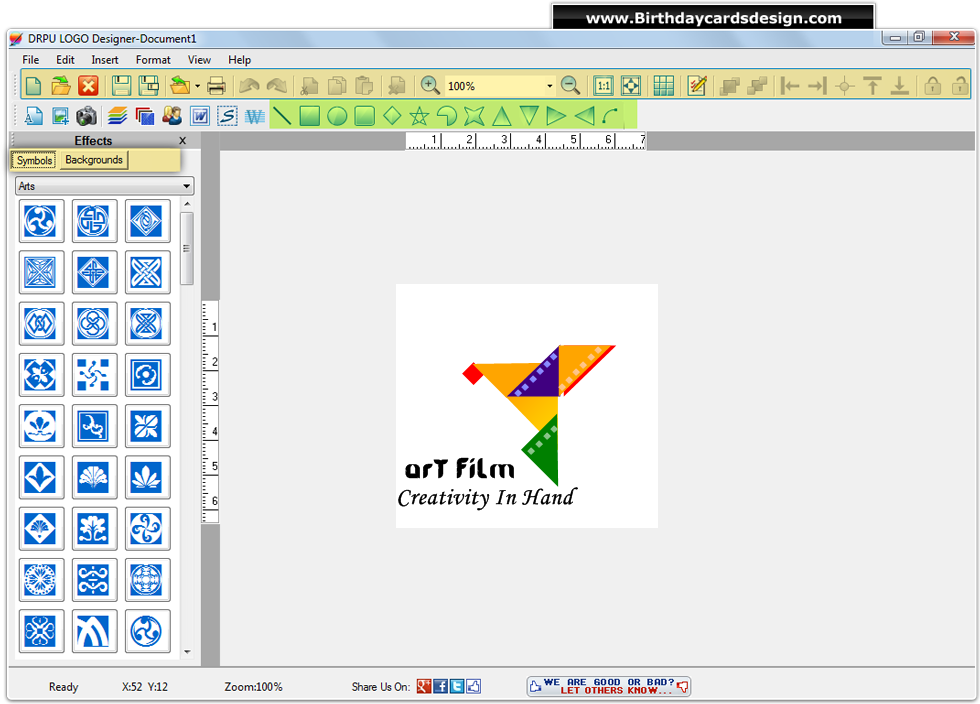 Created logo Created logo