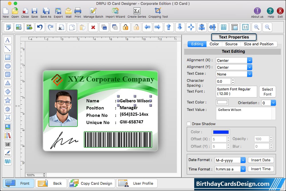 DRPU Mac ID Cards Maker (Corporate Edition)