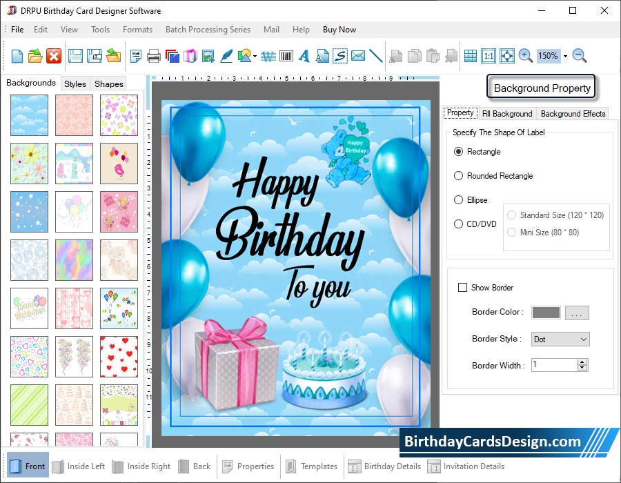 Birthday Cards Design Software