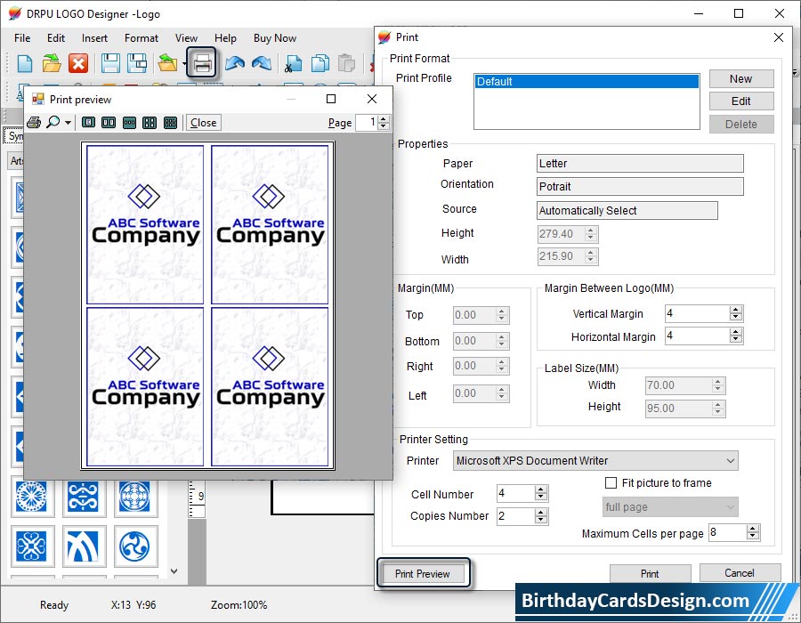 Print Settings