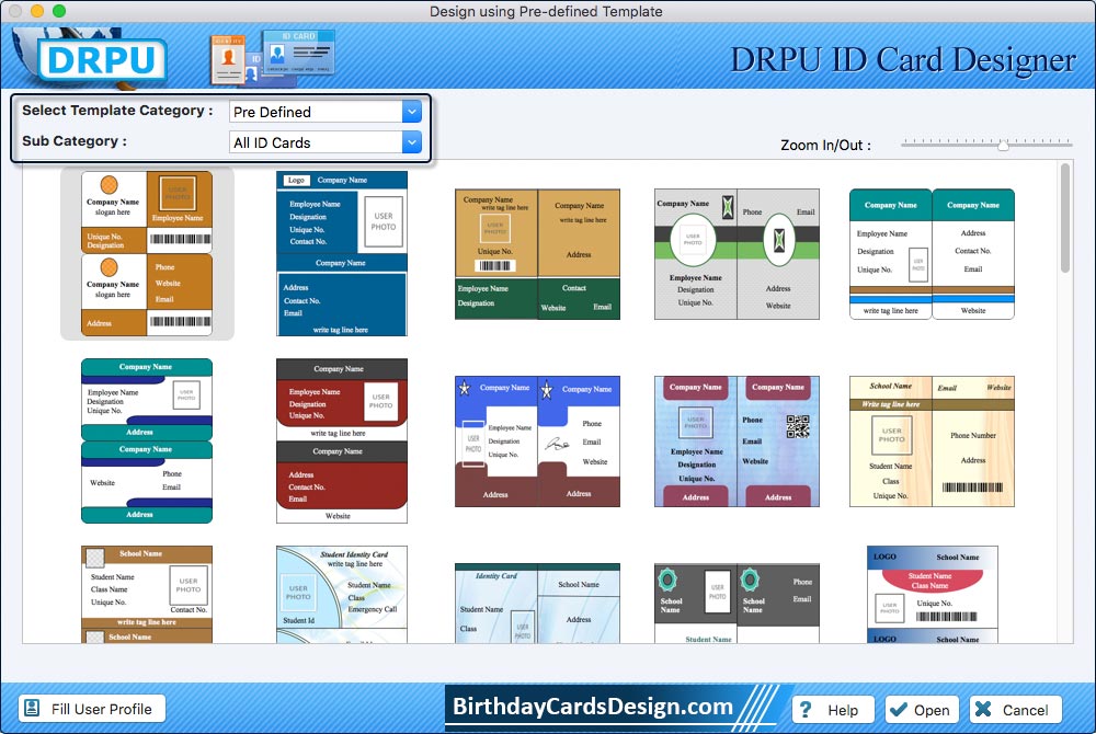 DRPU Mac ID Card Design Software